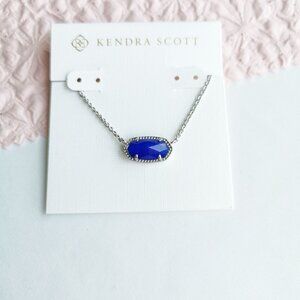 Kendra Scott Elisa Cobalt Cat's Eye Necklace